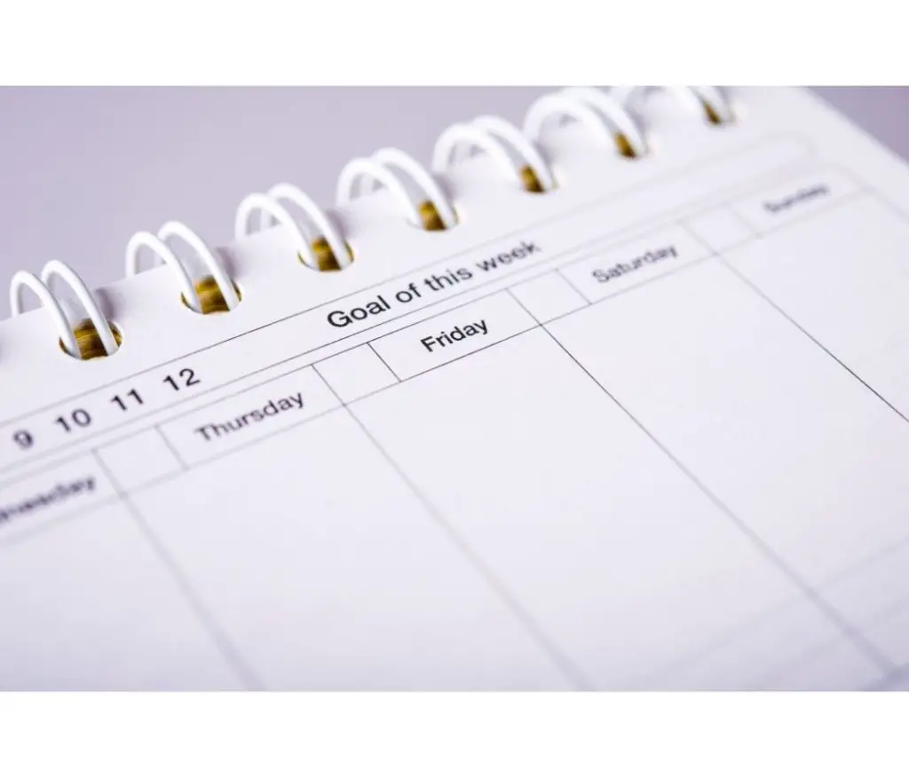 Plantillas de Excel calendario semanal