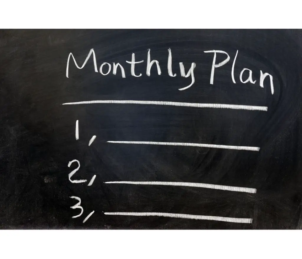 Plantillas de Excel planificacion mensual