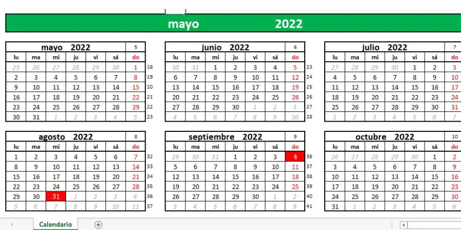 calendario perpetuo gratis