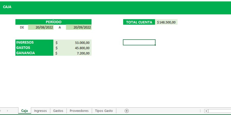 plantilla excel contabilidad pequeña empresa gratis