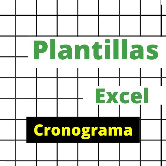 cronograma plantilla excel