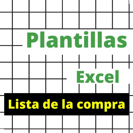 planilla excel lista de la compra