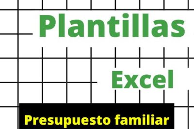 planilla presupuesto familiar excel