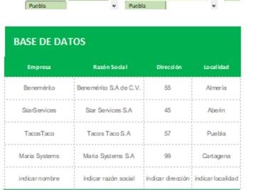 plantillas excel base de datos clientes