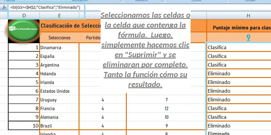 quitar la formula y dejar el valor excel 