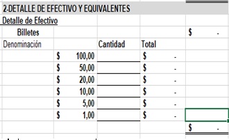 plantilla arqueo caja excel gratis